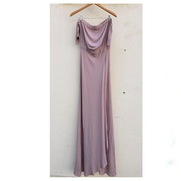 Flynn Skye Bella Maxi Dress - Lilac Grey - Picture 2 of 5
